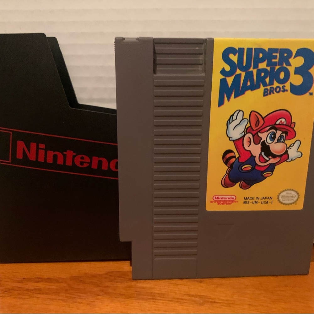 Nintendo Super Mario Bros. 3 Cartridge with Yellow Label